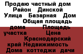 Продаю частный дом › Район ­ Динской › Улица ­ Базарная › Дом ­ 44 › Общая площадь дома ­ 41 › Площадь участка ­ 800 › Цена ­ 1 600 000 - Краснодарский край Недвижимость » Дома, коттеджи, дачи продажа   . Краснодарский край